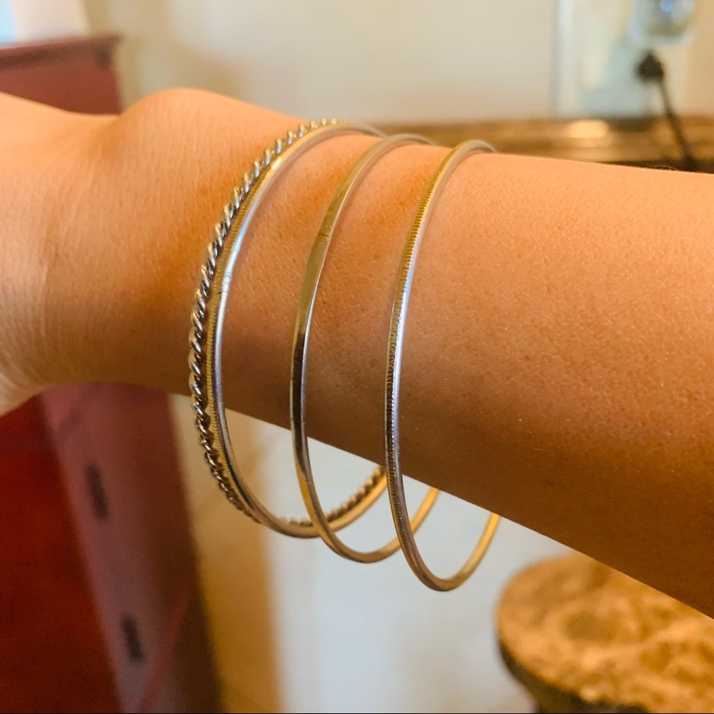 Vintage silver bracelets